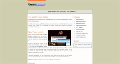 Desktop Screenshot of forumlaunch.net